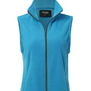 Soft Fleece Active Vest Teal Blue